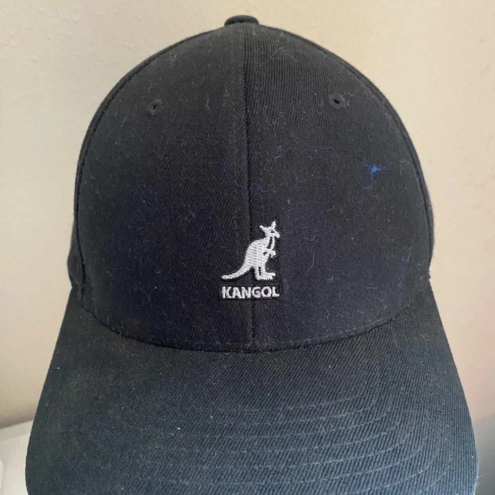Kangol Classic Wool Flexfit Black Cap L/XL - Picture 3 of 13